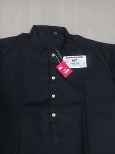 NEW BLACK MEN'S KURTA 38