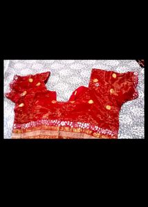 1new silk  purple saree and 2bliouse