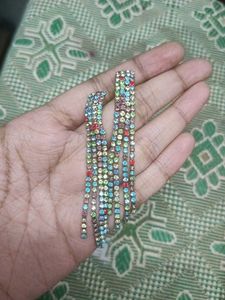 Colorful Rhinestone Dangle Earrings