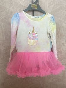 Frill Frock Romper - 6- 12M