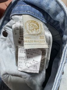 Diesel Thavar Slim Skinny Blue Distressed Jeans