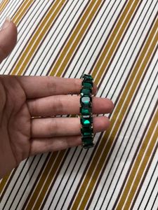 Elegant Emerald Cut Bracelet