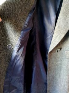 Elegant Bluish Grey Trench Coat