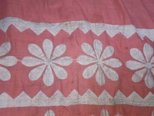 Pink Kurta with White Floral Print