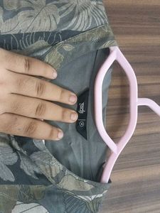 Elegant Leaf Print Kurta