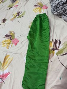 Vibrant Green Satin Kurta Set