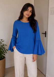 Blue Bell Sleeve Top