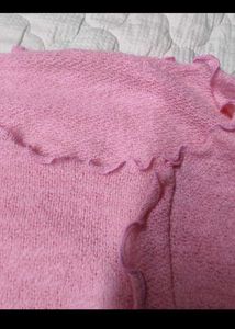 combo of 2 tops Coral Puff Sleeve Button-Up Blouse