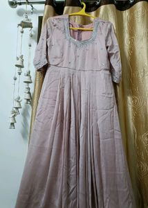 Silky Georgette Aline Festive Kurta