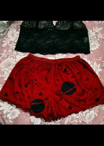 Lace Cami &amp; Shorts Set