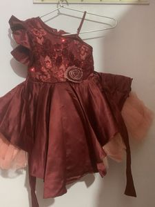 party wear baby frock