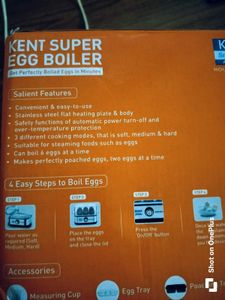 Kent egg boiler