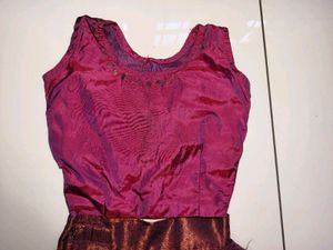 Elegant Maroon Lehenga Choli Set