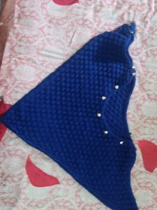 Cozy Blue &amp; White Knit Sweater