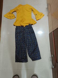 Palazzo Suit For Girl (6-8 Yr)