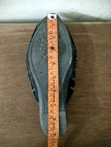 Embellished Black Jutti Style Flats