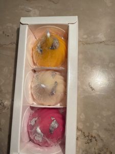 Set of 3 Decorative Scented Modak Candles