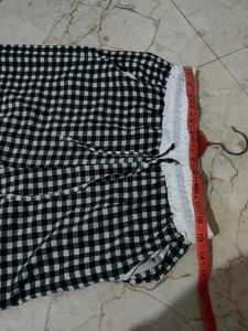 Chic Checkered Palazzo Pants