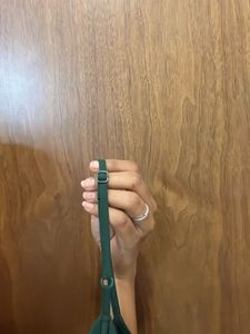 Green Twist Front Mini Dress