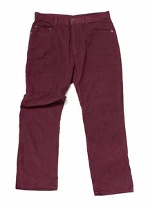 Burgundy Corduroy flare pants