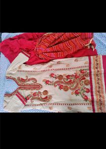 Embroidered Kurta Set with Dupatta