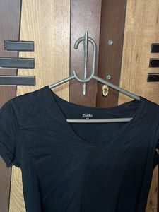 Classic Black V-Neck T-Shirt