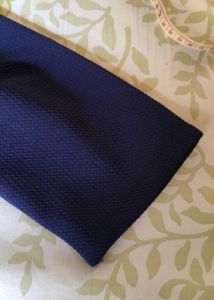 Velour Azure Cropped Blazer