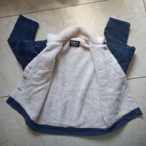 Corduroy Jacket with Sherpa Collar