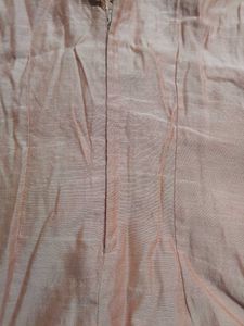 Peach kurti with pearls