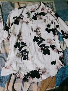 Floral Print Pajama Set
