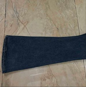 Flared Blue Denim Jeans
