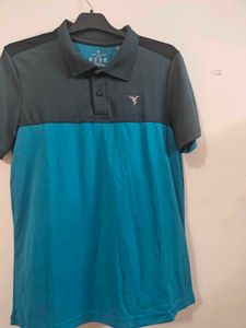 Men's Blue Polo T-Shirt,Activewear,M size