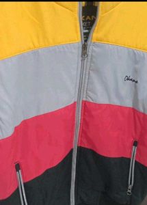 Color Block Puffer Jacket