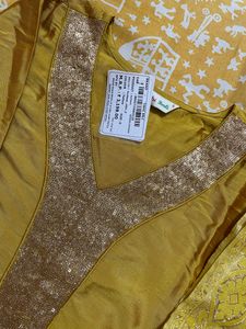 Tikhi Imli Beautiful Mustard Embellished Kurta Set