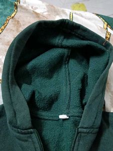 kids Green Zip-Up Hoodie
