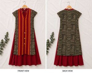 Vibrant Striped Kurta