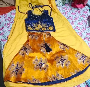 Lehenga For 1.5 To 2 Years Girl Baby