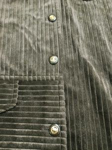Made In Japan Brown Corduroy Button-Up Shirt