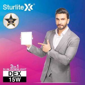 SturlliteX Slim Downlight 15W 3-in-1 LED Panel