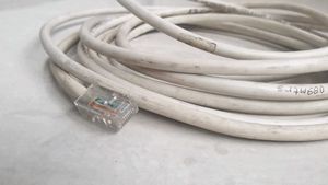 White Ethernet Cable