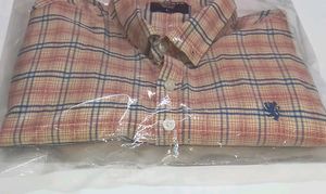 Men's Classic Plaid Button-Down Shirt