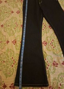 Y2K Flared Dark Wash Denim Jeans