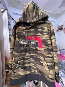 north face camo hoodie / unisex wear