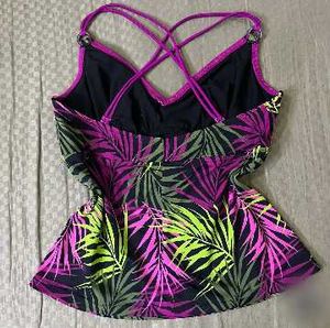 Y2K botanical print top