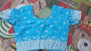 Blue Saree