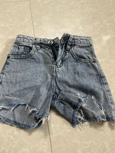 denim shorts