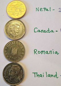 Set Of 6 UNC Condition Foreign Coins
