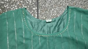 Beautiful Teal Kurta Set with Dupatta💚😉