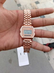 Rose Gold Digital Watch