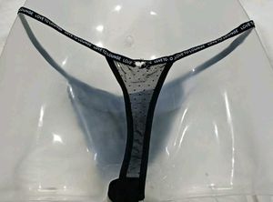 🖤 Love to Lounge Black Lace Thong